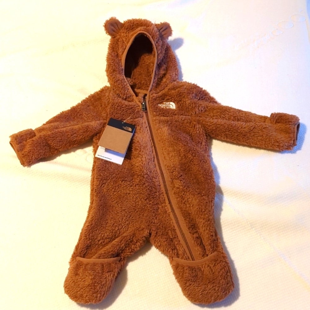 The North Face baby bear one piece